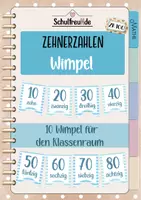 Vorschau - Poster - Zehnerzahlen als Wimpelkette - Plakate im Zahlenraum bis 100 - Deckblatt