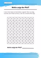 Vorschau - Arbeitsblätter - Legasthenie - Wohin zeigt der Pfeil - Optische Differenzierung - Seite 3