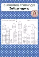 Vorschau - Arbeitsblätter - 5-Minuten-Training-Zahlzerlegung 5 - Deckblatt