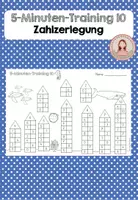 Vorschau - Arbeitsblätter - 5-Minuten-Training-Zahlzerlegung 10 - Deckblatt