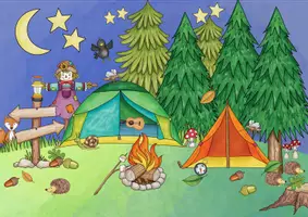 Vorschau - Stationenlernen - Deutsch: Lesedetektive - Camping am Waldrand - Seite 3