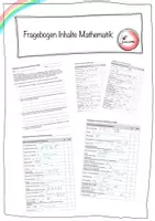 Vorschau - Anderer Materialtyp - Fragebogen Inhalte Mathematik Diagnose - Intensivklasse - Willkommensklasse - Deckblatt