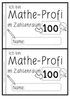 Vorschau - Arbeitsblätter - Mathe-Profi im Zahlenraum 100 | Klasse 2 - Seite 1