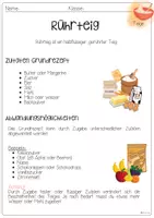 Vorschau - Arbeitsblätter - Der Rührteig - Grundrezepte in der Küche - Seite 1