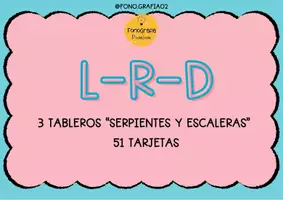 Vista previa - Juegos / Gamificación - Serpientes y escaleras: diferenciación LRD - página 1