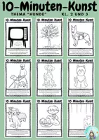 Vorschau - Arbeitsblätter - Lernpaket Hunde (für Deutsch, DaZ, Kunst und den Sachunterricht) - Seite 1