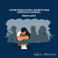Aperçu - Affichage - Citation illustrée - Peur d'avoir l'air bête - Page de couverture