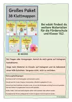 Vorschau - Fördermaterial/Inklusion - Klettmappe, Vorgänger und Nachfolger, ZR 6. Förderung - Seite 1