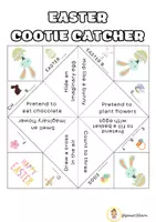 Vista previa - Manualidades / Dibujos para colorear - Easter Cootie Catcher - página 2