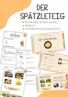 Vorschau - Arbeitsblätter - Sparpaket Grundrezepte Teige 9. Klasse - Basics - Seite 1