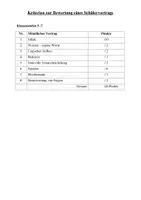 Vorschau - Arbeitsblätter - Bewertung eines Schülervortrages - Seite 1
