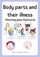 Vista previa - Juegos / Gamificación - BODY PARTS AND ILLNESSES: MATCHING GAME - página 1