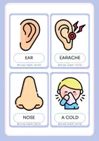 Vista previa - Juegos / Gamificación - BODY PARTS AND ILLNESSES: MATCHING GAME - página 3