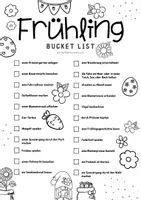 Vorschau - Arbeitsblätter - Frühling Bucket Liste | Feriengruß | Klasse 3 bis 7 - Seite 3