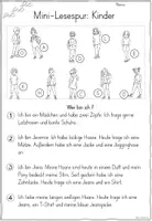 Vorschau - Arbeitsblätter - Mini-Lesespur: Kinder (Klasse 2/3) - Seite 3