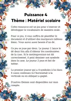 Aperçu - Jeux - Puissance 4 - Matériel scolaire - Page de couverture