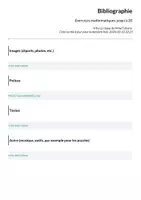 Aperçu - Feuilles d'exercices - Exercices mathématiques jusqu’à 20 - Page 1