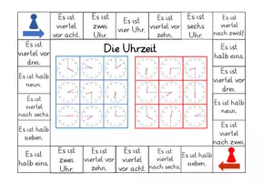 Vorschau - Spiele - Bingospielfeld zum Thema "Die Uhrzeit"- volle, halbe und Viertelstunden (DaZ/ DaF) - Seite 3
