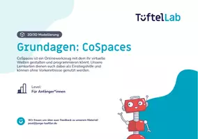 Vorschau - Stationenlernen - Lernkarten: CoSpaces Grundlagen - Seite 1