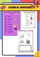 anteprima - Esercizi - Carnival Worksheets - Pagina di copertina