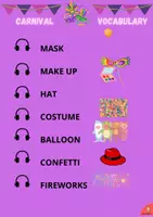 anteprima - Esercizi - Carnival Worksheets - Pagina 2