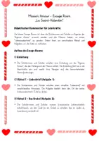 Vorschau - Arbeitsblätter - Escape room: La Saint-Valentin - Seite 1