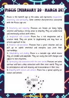 Vista previa - Hojas de trabajo - Is your horoscope Pisces? - página 2