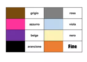Vorschau - Spiele - Domino - Farben Italienisch - Vokabelspiel - A1 - Seite 3
