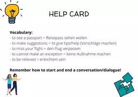 Vorschau - Arbeitsblätter - Role Plays - At the Ariport - Seite 1