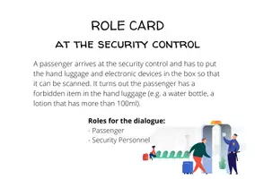 Vorschau - Arbeitsblätter - Role Plays - At the Ariport - Seite 3