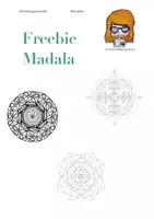 Vorschau - Mal- und Bastelvorlagen - Mandala 06.01.24 - Deckblatt