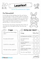 Vorschau - Arbeitsblätter - 10 Lesetexte zu Ostern - Seite 3