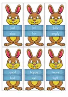 Vorschau - Unterrichtsreihen - Ostern - English - Opposites - Legematerial - Seite 3