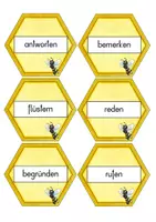Vorschau - Unterrichtsreihen - Deutsch - Bienenwaben - Wortfelder - Legematerial - Seite 2