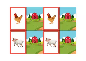 Aperçu - Jeux - Le memory de la ferme - Page 2