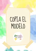 Vista previa - Hojas de trabajo - COPIA EL MODELO - página 1