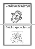 Vorschau - Arbeitsblätter - Glückstagebuch (Glücksmomente, Achtsamkeit) - Seite 1