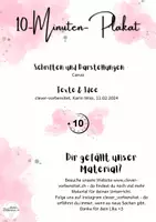 Vorschau - Arbeitsblätter - Das 10-Minuten-Plakat - Seite 3