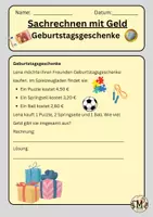 Vorschau - Arbeitsblätter - Sachrechnen mit Geld - Seite 2