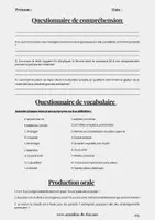 Aperçu - Feuilles d'exercices - Compréhension écrite b2 le congé maternité / FLE - Page 2