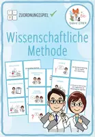 Vorschau - Spiele - Wissenschaftliche Methode – Zuordnungsaktivität / Paare Finden Spiel - Deckblatt