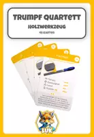 Vorschau - Spiele - Holz Werkzeug - Kartenspiel Trumpf Quartett - Deckblatt