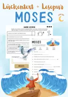 Vorschau - Mal- und Bastelvorlagen - Prophet MOSES 🌙 - Arbeitsblätter - IRu/Interreligiös - Deckblatt