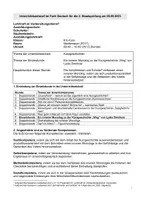 Vorschau - Stundenentwürfe - Kurzgeschichte "weg" Innerer Monolog Staatsprüfung Entwurf - Deckblatt