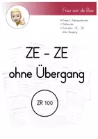 Vorschau - Arbeitsblätter - Arbeitsblätter: Subtraktion ohne Übergang (ZE - ZE, ZR100) - Deckblatt