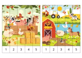 Aperçu - Jeux - Les puzzles numériques de la ferme - Page 2