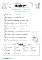 Vorschau - Arbeitsblätter - 10 Leseübungen zu Ostern (Lesen & Verstehen) - Seite 2