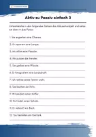 Vorschau - Arbeitsblätter - Arbeitsblatt Aktiv zu Passiv einfach - Seite 2