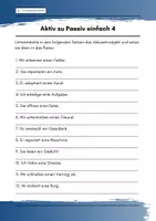 Vorschau - Arbeitsblätter - Arbeitsblatt Aktiv zu Passiv einfach - Seite 3