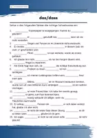Vorschau - Arbeitsblätter - Arbeitsblatt das dass - Deckblatt